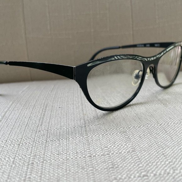 SEE Women Eyeglasses Frame Black Tone 6207 Handmade in Italy Glasses 52[]16 140 - Picture 2 of 12